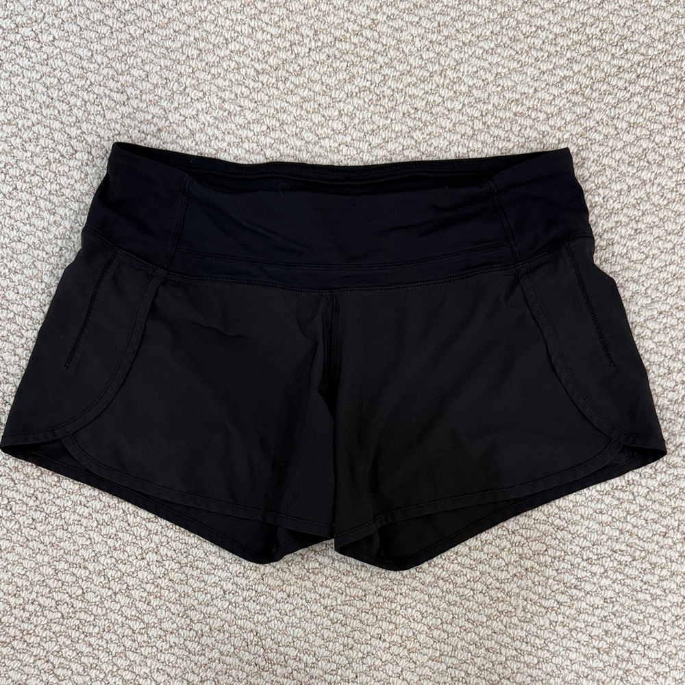 Lululemon Low Rise Running Shorts size 6